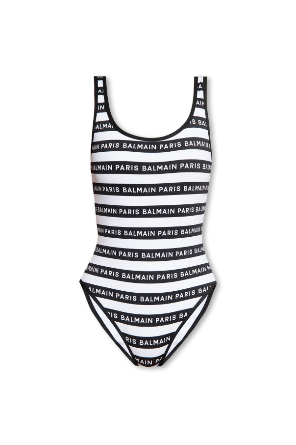 White Onepiece swimsuit Balmain Vitkac GB